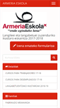 Mobile Screenshot of moodle.armeriaeskola.com